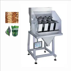 304 stainless steel 2 4 head liner weight nuts packaging machine