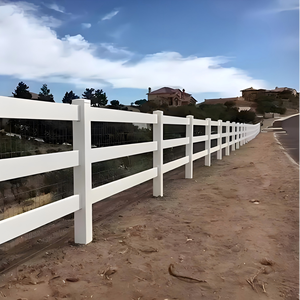 Panel de Cerca para Caballos DAKUN de Alta Calidad, <span class=keywords><strong>PVC</strong></span> Blanco y Acero al Carbono, 3-4 Rieles, Protección Térmica, 3.94 pies, para Cercas - Product Image 5