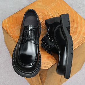 Luxurious Goodyear Welted Handcrafted Horsehide Breathable Casual Shoes English-Style Men's Luxurious Casual Leather Shoes - Product Image 4
