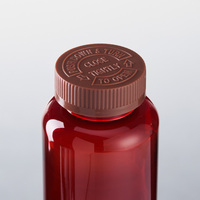 Bouteilles en plastique PET rondes ambrées, blanches et bleues de 200cc, 225cc, 250cc, 275cc, 300cc, 320cc pour compléments alimentaires, capsules et pilules