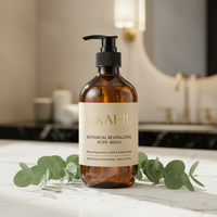 Gel Douche Bio à l'Aloe Vera Akaril Marque Privée, Blanchissant, Nourrissant, Hydratant, pour Peaux Sensibles, Naturel