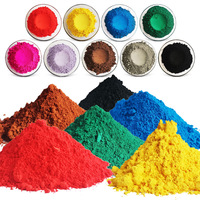 Pigment inorganique en poudre, oxyde de fer rouge/noir/jaune pour la construction et les pigments céramiques