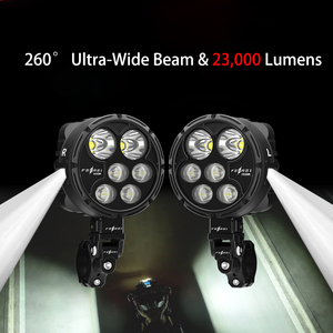 Nouveau Ferei IPX8 Étanche 12V 300W 23000lm LED Feux de brouillard auxiliaires jaunes pour <span class=keywords><strong>motos</strong></span>, bateaux, véhicules d'aventure - Product Image 2