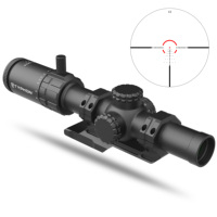 Lunette de visée TYPHON LPVO 1-6X24 SFP avec verre gravé, lunette de visée tactique de chasse, optique, réticule, avec montage tactique en aluminium