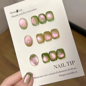 Muestras Gratis de Esmalte de Uñas en Gel con Cuentas de Vidrio de Guayaba, Efecto Ojo de Gato, Cristal Reflectante, Diamante 9D, Gel Ojo de Gato OEM - Product Image 3