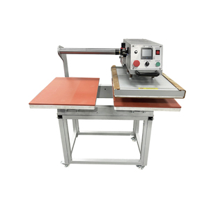 Semi-Auto Pneumatic Heat Press Machine 40x60cm, Flatbed for Garments T-Shirt Printing | Factory Direct New - Product Image 4