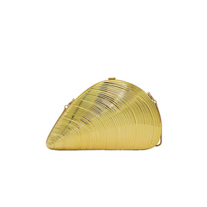 Sac de soirée en acrylique pour femme, pochette en forme de coquillage, grand format, à porter à l'épaule ou en bandoulière, collection Printemps 2025 - Product Image 1