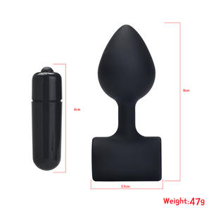 Masturbadores Unisex para Adultos, Juguetes Sexuales Anales, <span class=keywords><strong>Bolas</strong></span> de Dilatación <span class=keywords><strong>Anal</strong></span> de Estilo Eléctrico de Silicona Negra con Cómodo Diseño Unisex - Product Image 6