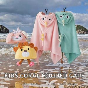 Coral Velvet Woven Bath <b>Towel</b> Set Soft Absorbent Quick Dry Square Cartoon <b>Embroidered</b> Hand Face <b>Towels</b> for Child Home Hotel Use - Product Image 4