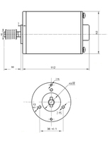 Moteur de vélo électrique 12V/24V 100W 150W, moteur à courant continu à balais pour scooter de mobilité pour personnes âgées avec pompe MY6812