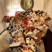 Peluches courtes du Royaume-Uni : Ensemble complet des trois modèles (Sun Bear Cub, Flying Dragon) – Vente en gros transfrontalière de poupées en peluche en boîte métallique