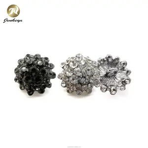 Boutons strass en forme de fleur, coudre sur des embellissements de fleurs, boutons de perles de verre cristal