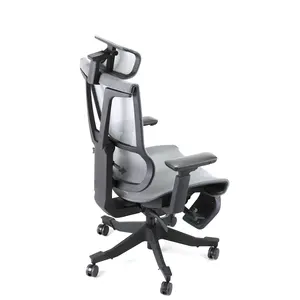 10005 Миссия стул эргономичный дизайн выполнен из сетчатой ткани кресло с высокой спинкой, подставка для ног офисного кресла