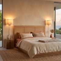 Applique murale en tissu style ferme avec interrupteur à chaîne métallique, luminaire décoratif pour entrée, escalier, couloir