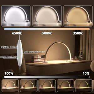 Lámpara <span class=keywords><strong>LED</strong></span> Profesional de Media Luna para Manicura, Plegable, para Mesa de Manicura, Pestañas, Belleza, Tatuajes, Spa, Arte - Product Image 4