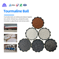 Bola de Cerámica de Turmalina Ligeramente Alcalina, Rellena de Turmalina, Material de Filtro de Purificación de Agua para el Hogar, Textil, Medicina y Piedra