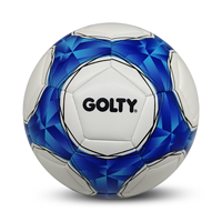 Ballon de Futsal GOLTY SM-3001 Taille 4 Poids 400-440G et Circonférence 620-640MM Faible Rebond Optimal pour Surfaces Dures Couture à la Machine