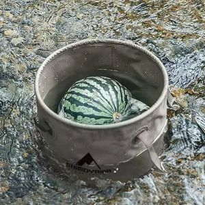 Seau pliable OEM, conteneur de stockage d'eau pour le camping, bac pliable portable, lavabo pour les voyages, la randonnée, la pêche, la navigation de plaisance, le jardinage - Product Image 6