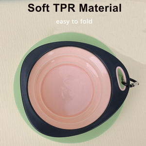 2-in-1 per animali domestici all'aperto che viaggiano pieghevole acqua piatto tazza portatile ciotola per cani gatti - Product Image 3
