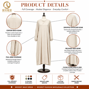 Nouveaux designs en gros : Abaya de luxe style Turquie Dubaï, <span class=keywords><strong>Robe</strong></span> musulmane pour femmes - Product Image 3