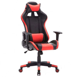 Kostenloser Versand Red Leather Chaise <span class=keywords><strong>Gaming</strong></span> <span class=keywords><strong>Chair</strong></span> 4D Armlehne Faltbare Liege mit Massage funktion für Home Office oder <span class=keywords><strong>Gaming</strong></span> - Product Image 2