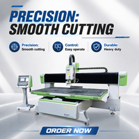 Routeur CNC robuste S6-2513 avec table mobile, broche ATC 7,5 kW et système d'aspiration