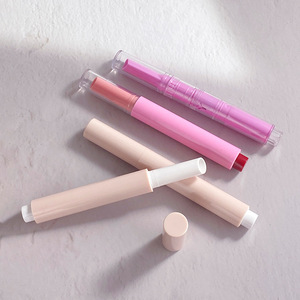 En gros 2.5g ABS Matériel <span class=keywords><strong>Pousser</strong></span> Type Rouge À Lèvres Tube Solide Baume À Lèvres Bâton Emballage Vide Emballage Cosmétique Personnalisé - Product Image 2