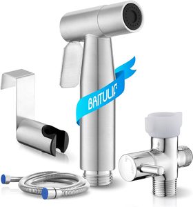 Портативный черный распылитель для биде - Product Image 6