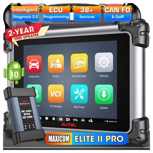 MaxiSYS II PRO OBD2 Outil universel professionnel pour véhicules avec nettoyeur d'injecteurs de carburant pour Q5 A5 Q7 - Product Image 1