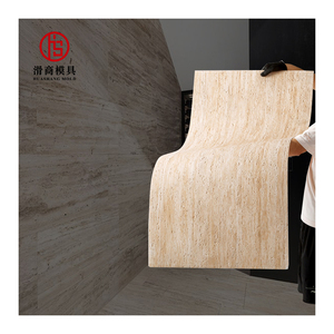 Bonne qualité New <span class=keywords><strong>Tech</strong></span> mur intérieur extérieur revêtement en placage souple travertin céramique argile modifiée mcm tuile flexible - Product Image 3