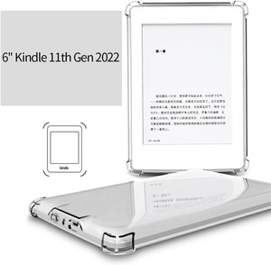 Étui transparent pour <span class=keywords><strong>Kindle</strong></span> 11th Gen 2022, <span class=keywords><strong>protection</strong></span> anti-chute étui rigide <span class=keywords><strong>Kindle</strong></span> pare-chocs en TPU pour 6 "tout nouveau <span class=keywords><strong>Kindle</strong></span> 6 pouces 2022 - Product Image 2