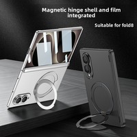 Protection de charnière pour Fold8, coque ultra-fine en PC avec support rotatif magnétique givré, compatible avec la charge sans fil