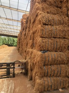 ก้อนใยมะพร้าวธรรมชาติอัดแน่นวัสดุเส้นใยมะพร้าวสำหรับเฟอร์นิเจอร์คลุมดินและงานฝีมือทำด้วยมือ - Product Image 6