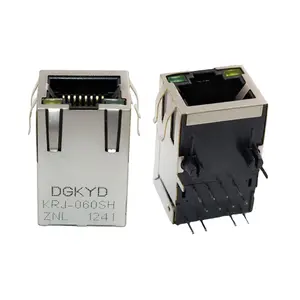 DGKYD311B083DB2A4DN 8p8c模块化插孔，带变压器屏蔽RJ45连接器。