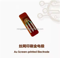Electrodo de oro serigrafiado altamente rentable Electrodo flexible electroquímico Biosensor electroquímico