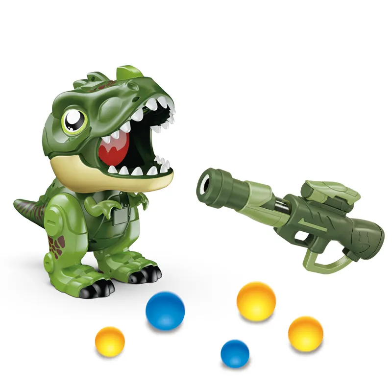 Kids Plastic Boy Gift Target Games Soft Bullet Dinosaur Shooting Toys for Boys and Girls