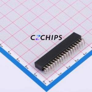 XDM254-2-18-W-8.5-G0 Pin Socket Bent Lead Through Hole,P=2.54mm Connector 2x18P 2.54mm Square Hole Right Angle Insert - Product Image 2