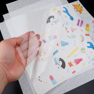 FX Inkjet Printable <b>A3</b> A4 Washi Transparent Paper Sticker Sheets,Clear Backing Washi Adhesive Paper Sticker A4 - Product Image 4