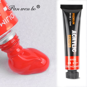 Pigmentos de <span class=keywords><strong>pintura</strong></span> profesional <span class=keywords><strong>Pintura</strong></span> <span class=keywords><strong>acrílica</strong></span> Juego de <span class=keywords><strong>pintura</strong></span> <span class=keywords><strong>acrílica</strong></span> de 12ml <span class=keywords><strong>Pintura</strong></span> de 24 Colores acrílicos no tóxicos <span class=keywords><strong>con</strong></span> 3 pinceles y 1 paleta - Product Image 4