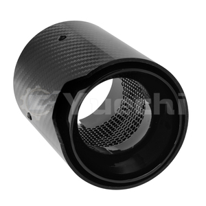 Puntas de escape de fibra de carbono YUECHI M Performance para <span class=keywords><strong>BMW</strong></span> E46 E92 F30 340i 440i F87 M2 F80 M3 F20 F10 F90 - Product Image 4
