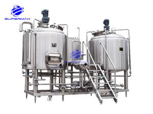 Équipement de brassage de bière miniature 300 litres, 500 litres, 3000 litres, système de micro-brasserie, usine de fabrication, pompe, contrôle PLC, SUS304 - Product Image 3