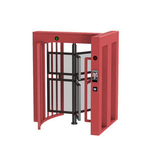 Porte tourniquet de contrôle d'accès pleine hauteur Rotors à 120 degrés Barrière à rabat pour capteur d'empreintes digitales RFID pour barrière de foule de sécurité - Product Image 5