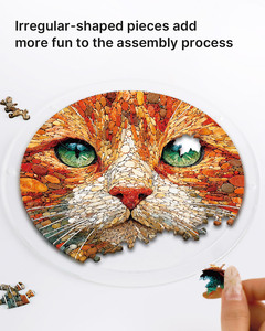 Rompecabezas con Diseño de Gato, Temática de Mascotas, Suministros para Manualidades al por Mayor, Decoración de Arte Mosaico Impresa Personalizada para el Hogar y Tiendas de Regalos - Product Image 5