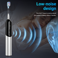Brosse à dents sonique Produit le plus vendu Nettoyeur de dents professionnel à 2 têtes Brosse à dents électrique oscillante pour le voyage