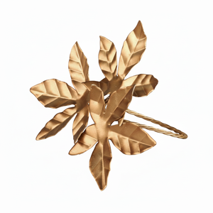 Anneau de serviette en métal poli de luxe, rehaussant les magnifiques arrangements de table pour les célébrations spéciales, les réceptions et les fêtes - Product Image 1