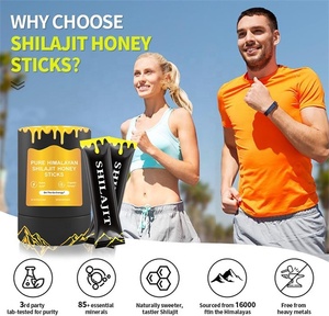 Tiktok Shopify Vente à Chaud Boisson Énergétique Liquide de Haute Qualité Bio Himalayen <span class=keywords><strong>Le</strong></span> Produit Vital Shilajit Bâtons de Shilajit au Miel - Product Image 5