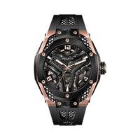 OEM ODM Private Label Retro Silikon-Armbänder Mechanische Sportuhren Taschenuhr Wasserdichte Hochwertige Uhr für Herren