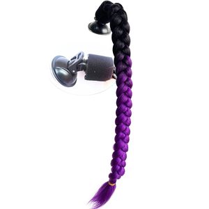 Accesorios para Cascos al por Mayor: Trenzas y Pelucas para Niñas, Decoraciones para Cascos de Motocicleta con Doble Cola de Caballo - Product Image 5