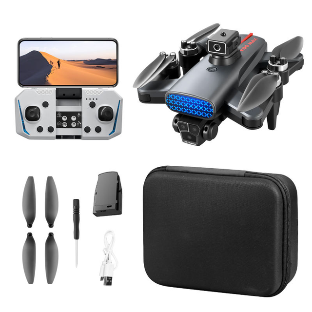 New K90 Max Drone Beginner Electric 5G Wi-Fi Brushless Motor Foldable Design Plastic Batteries Charger Obstacle Avoidance Camera