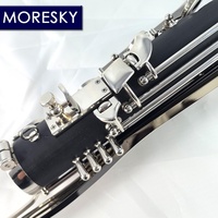 MORESKY Bass Clarinet Ebony Professional Clarinet Low-C Bb/Sib BCL-388